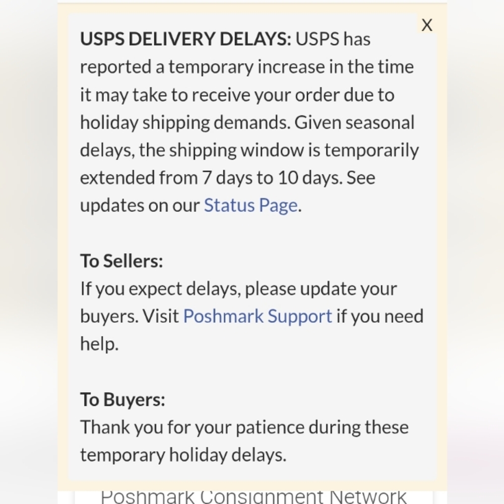 Poshmark Ship and cancelation policy!